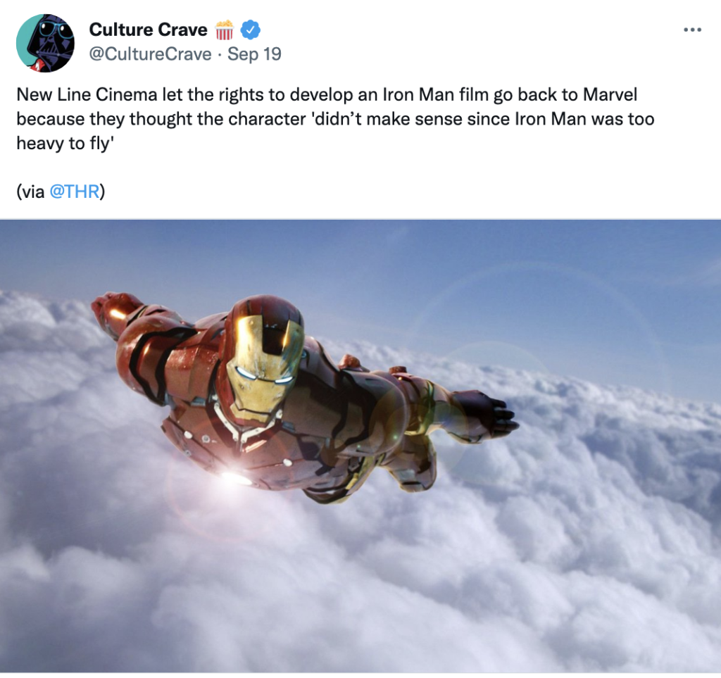 Is the Iron Man suit too heavy to fly? – BWScience